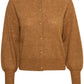 Soaked in Luxury Padma Tuesday Cardigan LS Knit Golden Brown