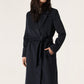 Soaked in Luxury Tenerife Coat Outerwear India Ink & Black Twill