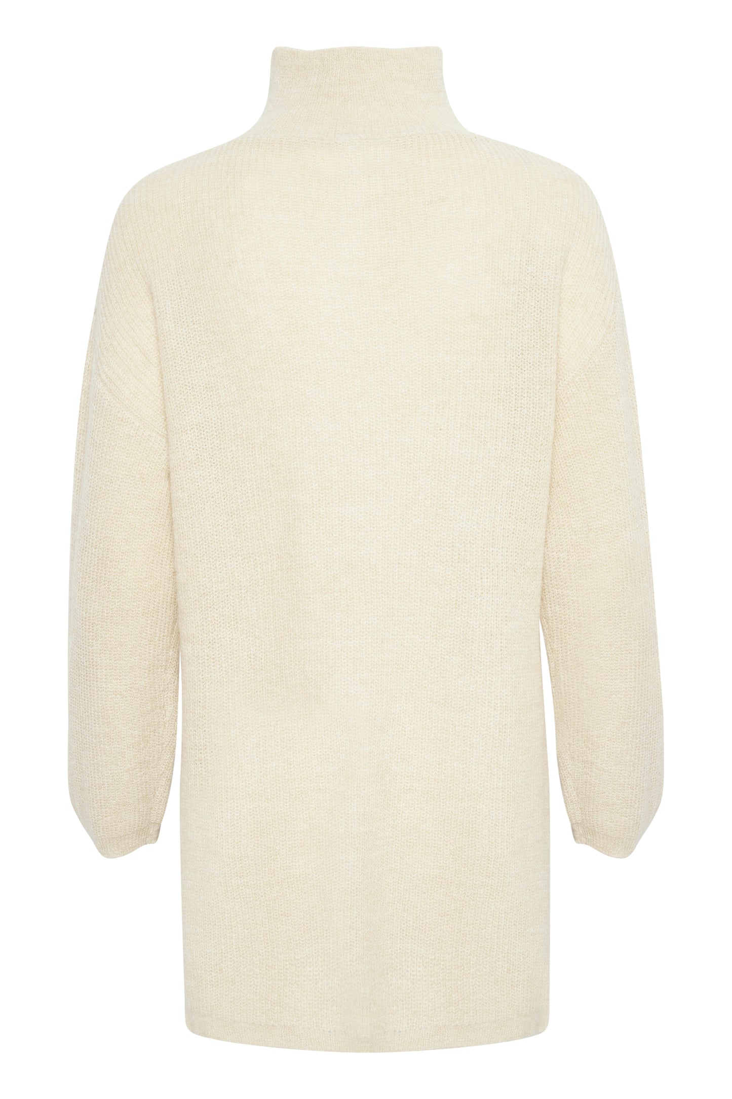 Soaked in Luxury Tuesday Tunic LS Knit Bone White