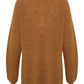 Soaked in Luxury Tuesday Tunic LS Knit Golden Brown