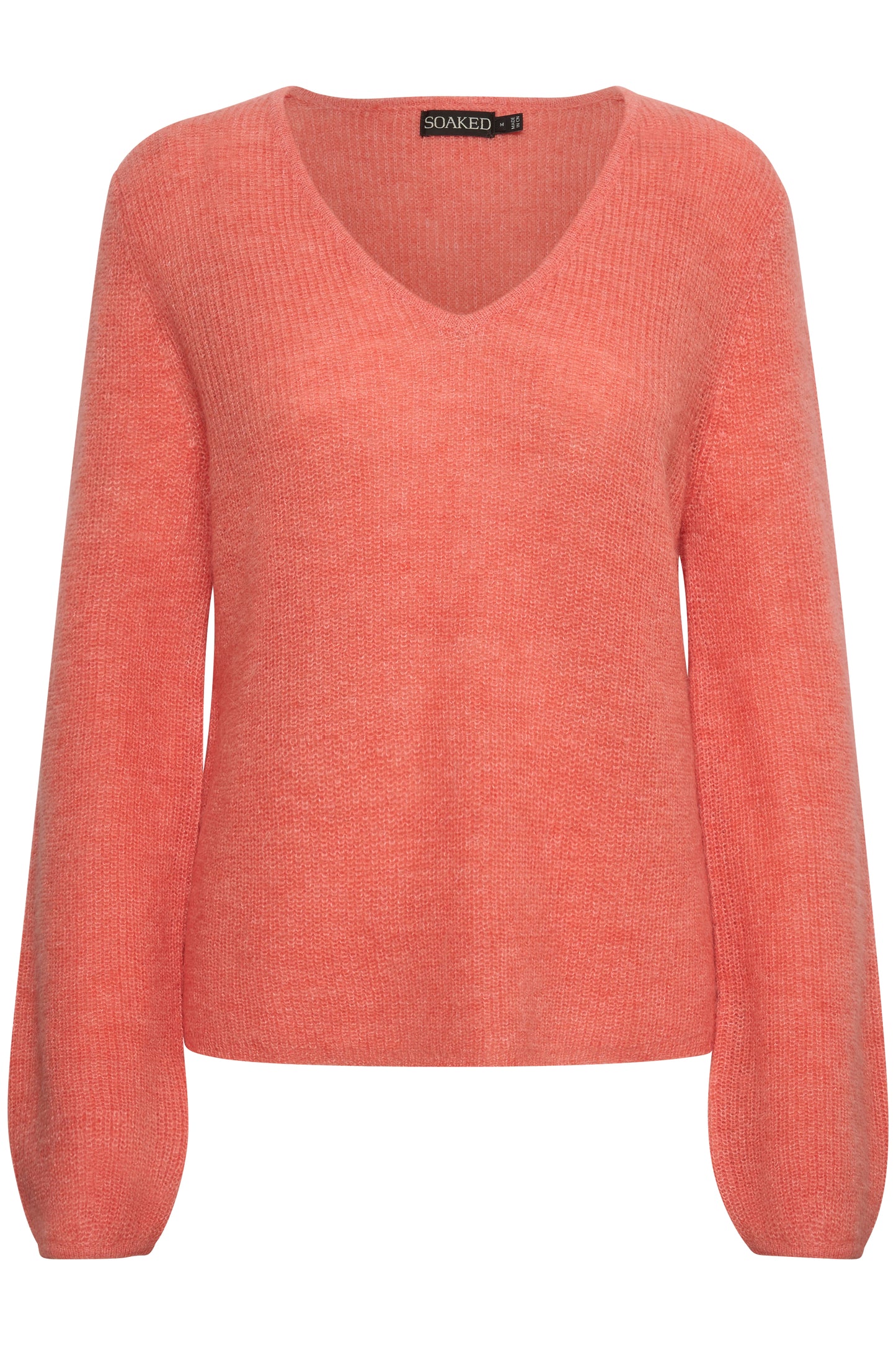 Soaked in Luxury Tuesday V-Neck Jumper LS Knit Lantana
