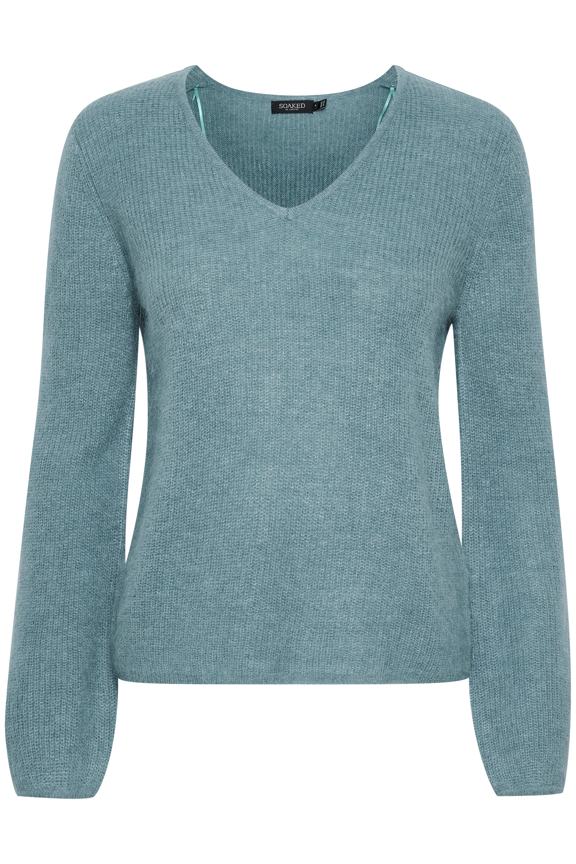 Soaked in Luxury Tuesday V-Neck Jumper LS Knit Citadel